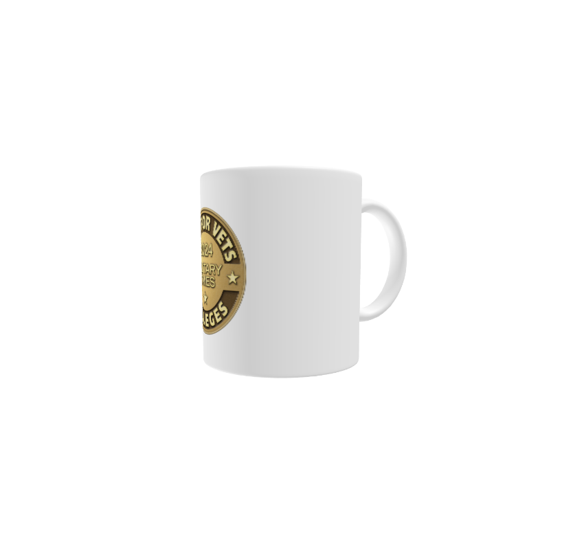 Best for Vets: Colleges 2024 White Mug