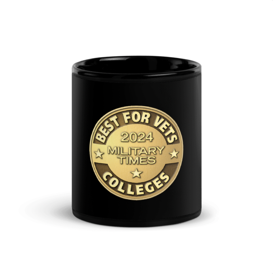 Best for Vets: Colleges 2024 Black Mug