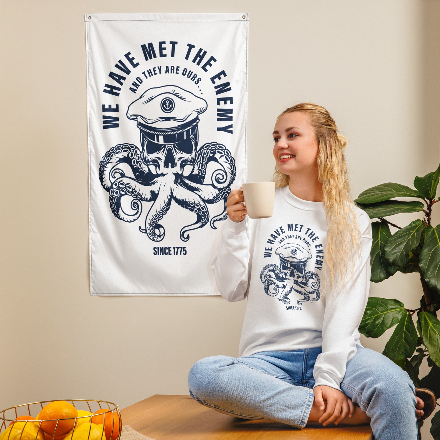 We Have Met The Enemy Flag