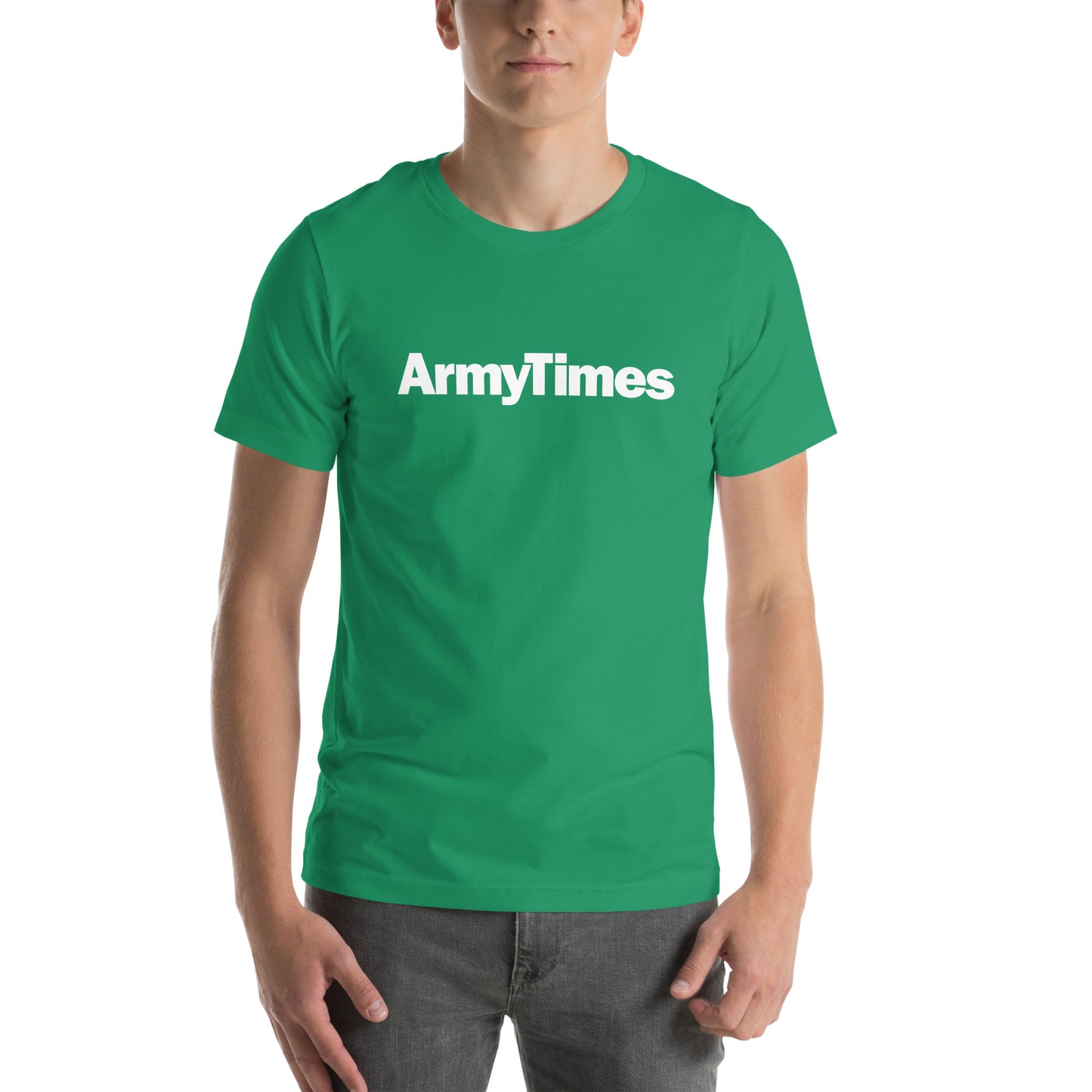 army times t-shirt light green