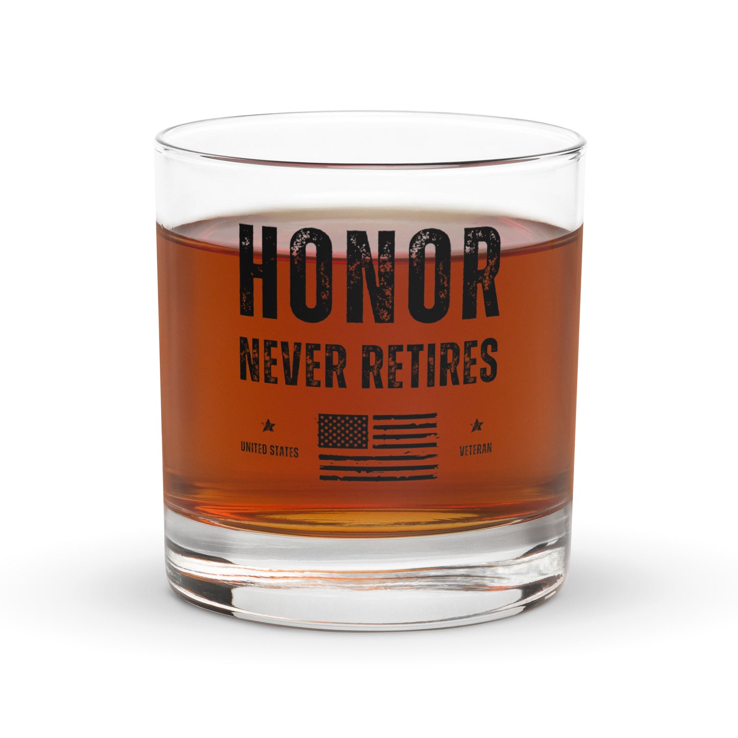 honor never retires veteran rock glass gift 2
