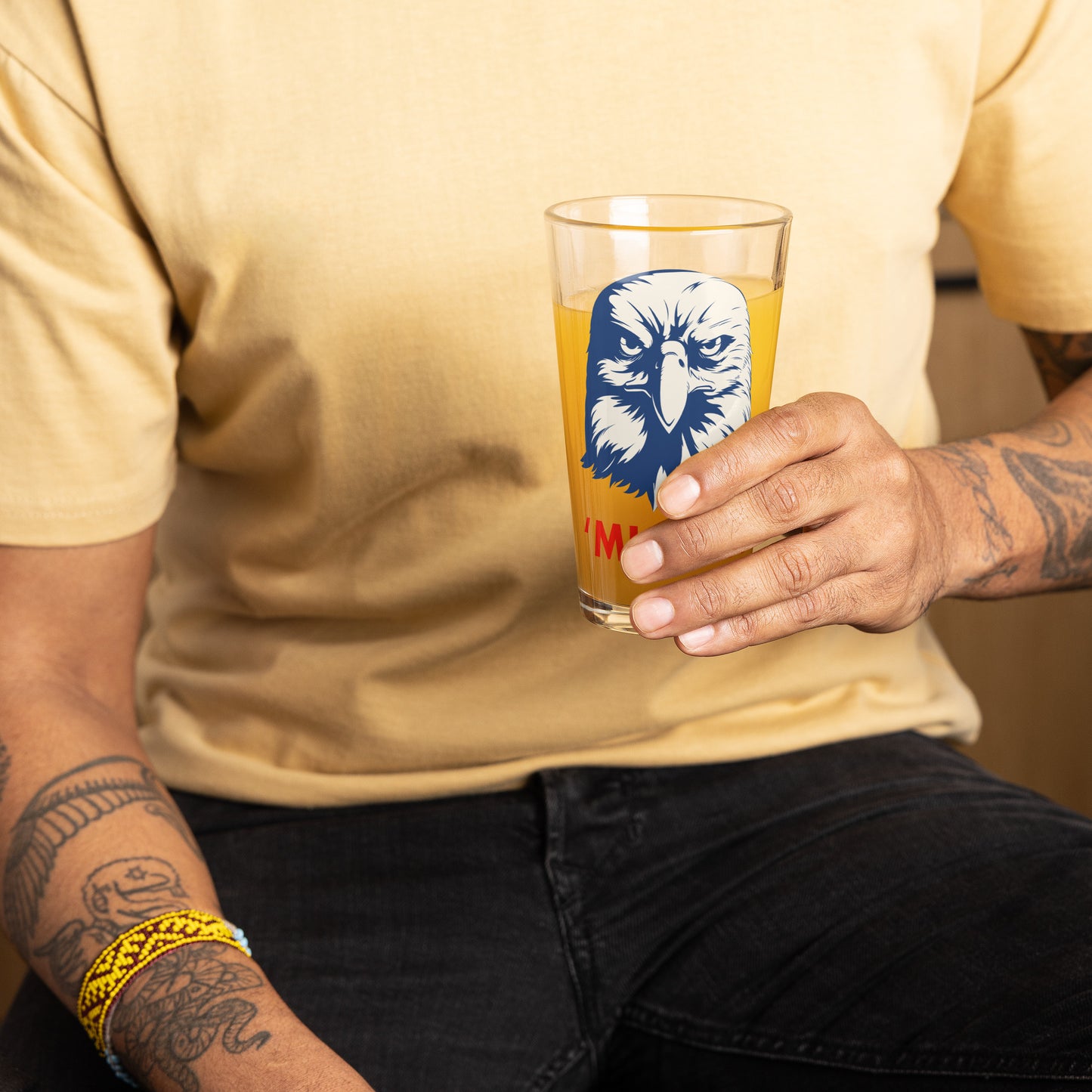 'Murica shaker pint glass