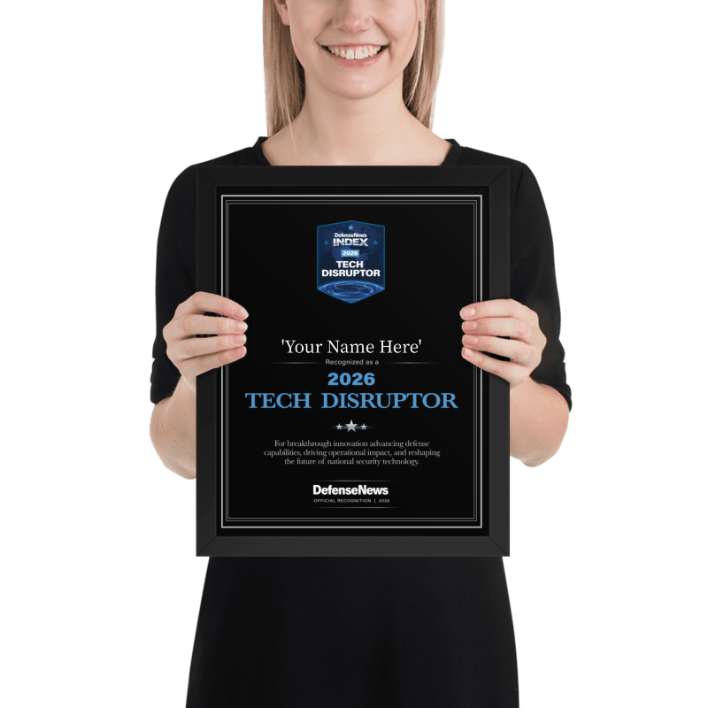 2026 Tech Disruptors Plaque