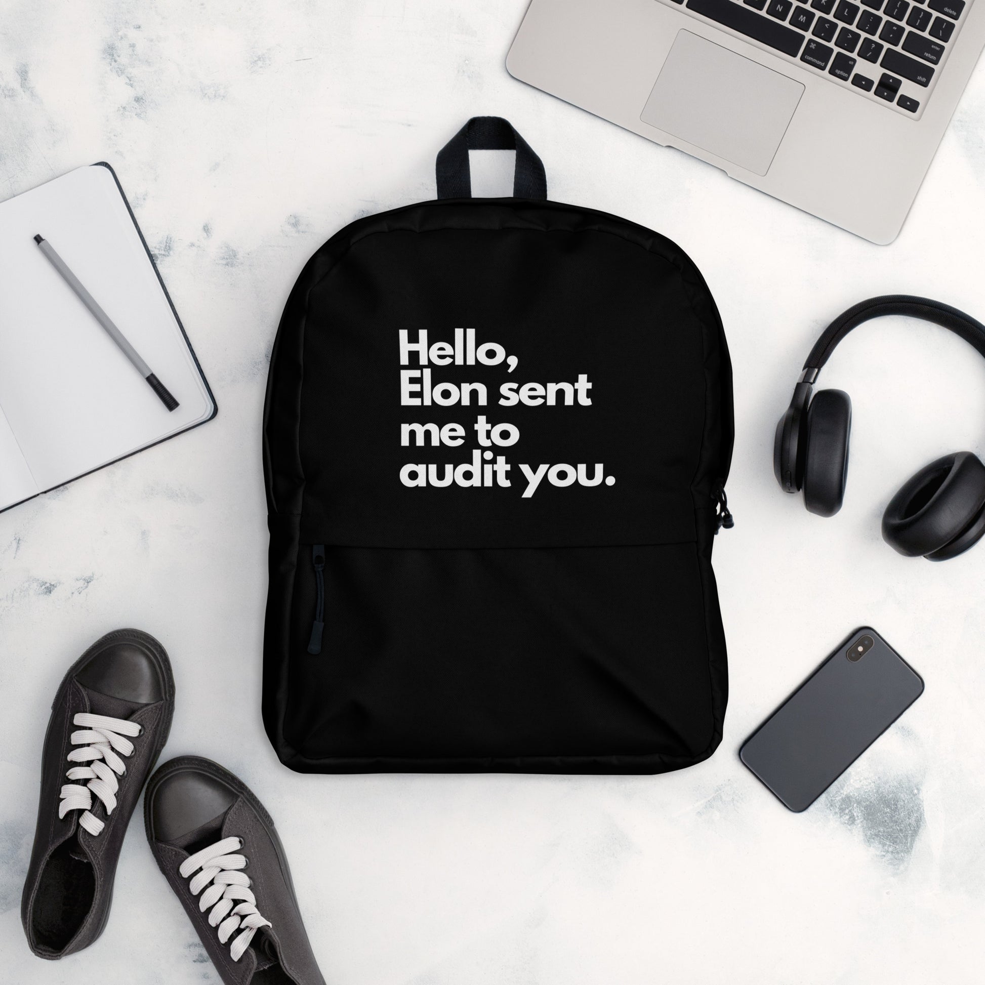 DOGE hello Elon sent me to audit you backpack work backpack
