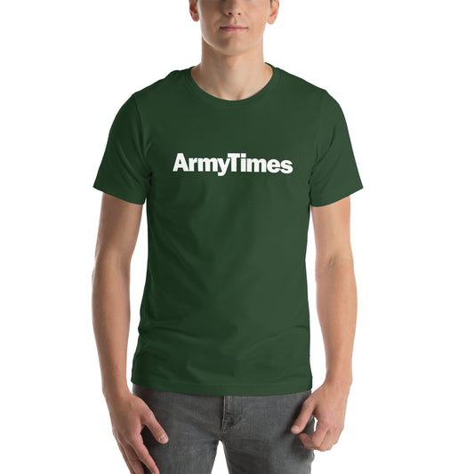 army times t-shirt dark green