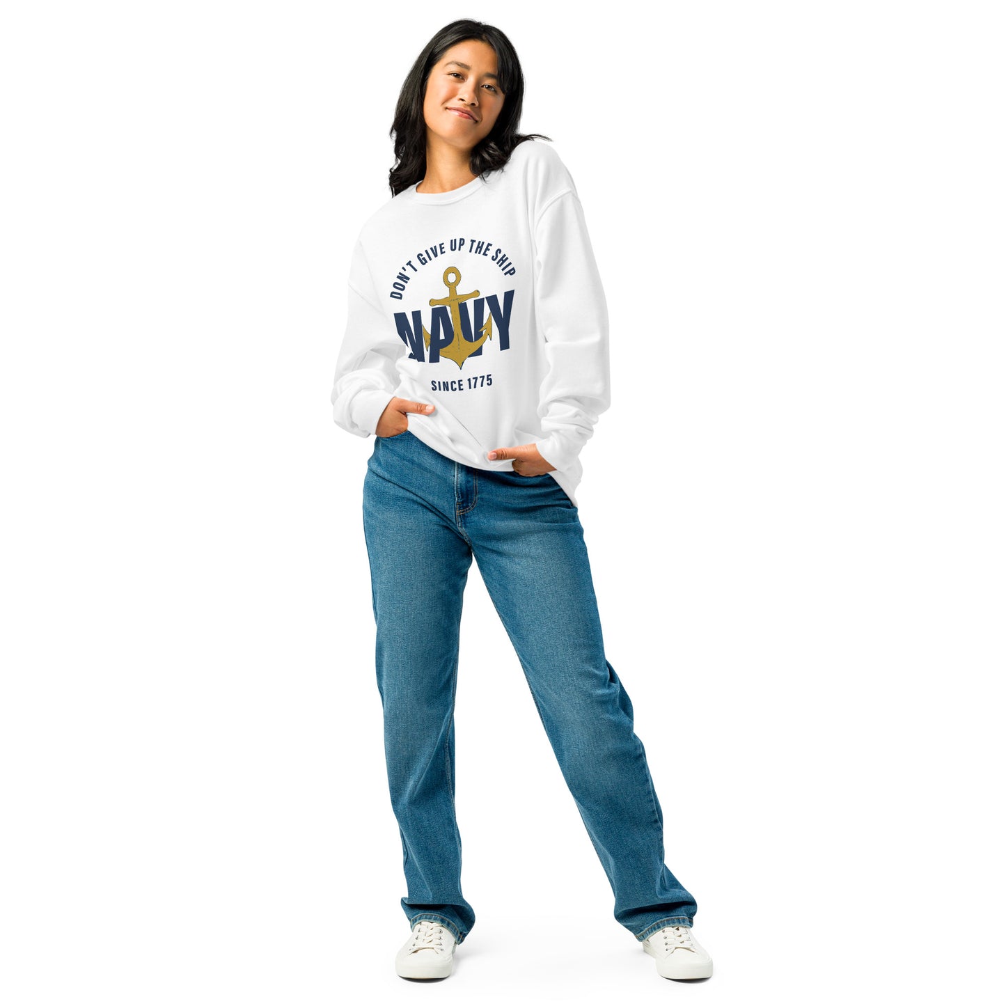 Don't Give Up the Ship Crew-neck sweatshirt