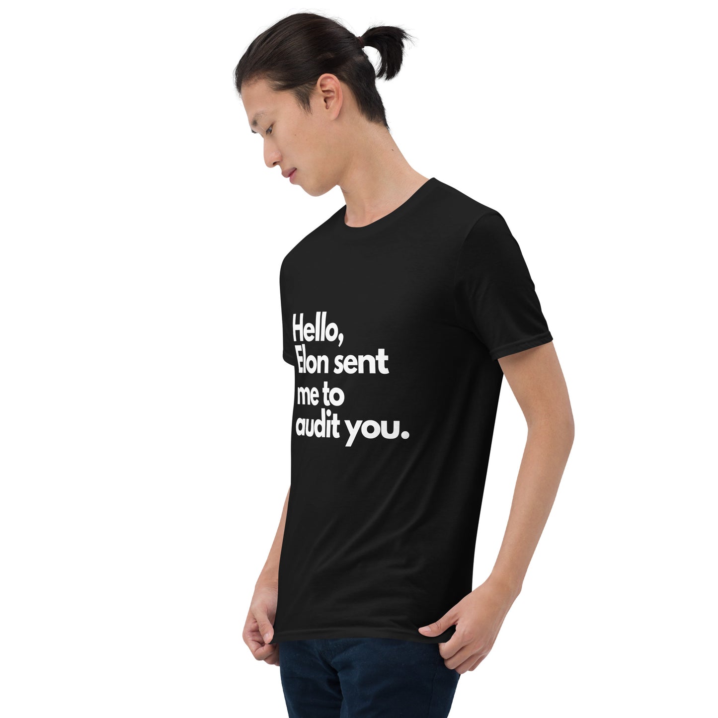 doge hello elon sent me to audit you t-shirt