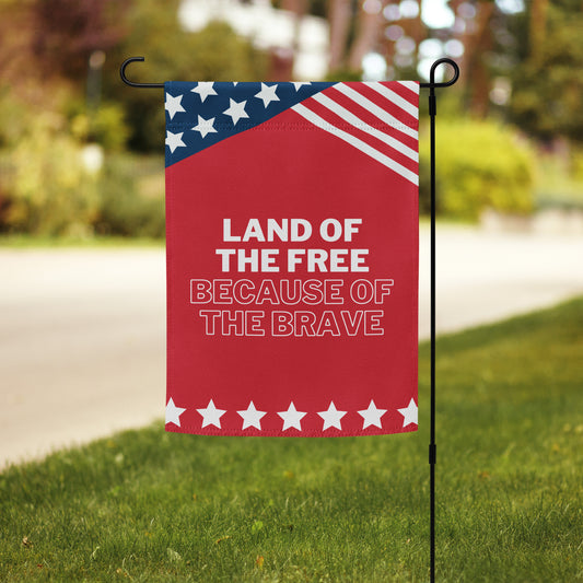 Land of the Free Garden flag