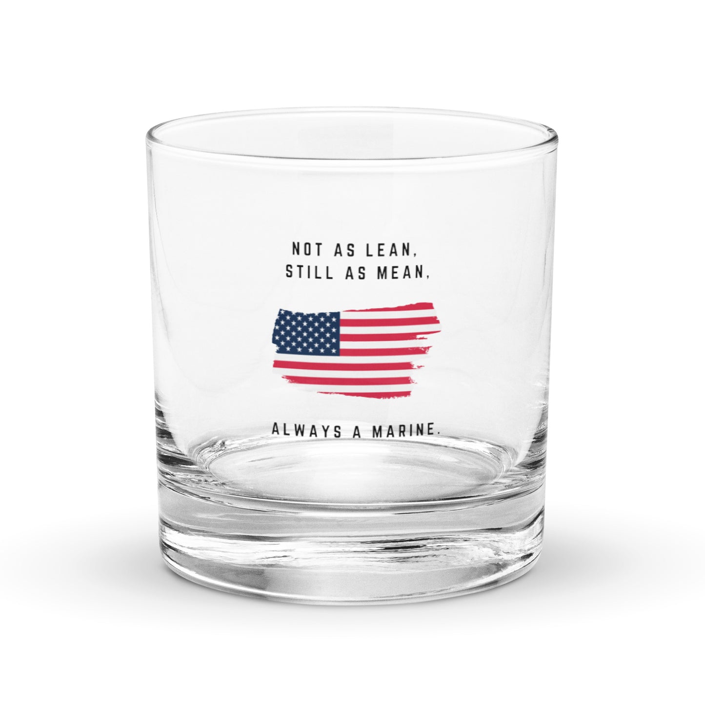 Always a Marine whiskey glass