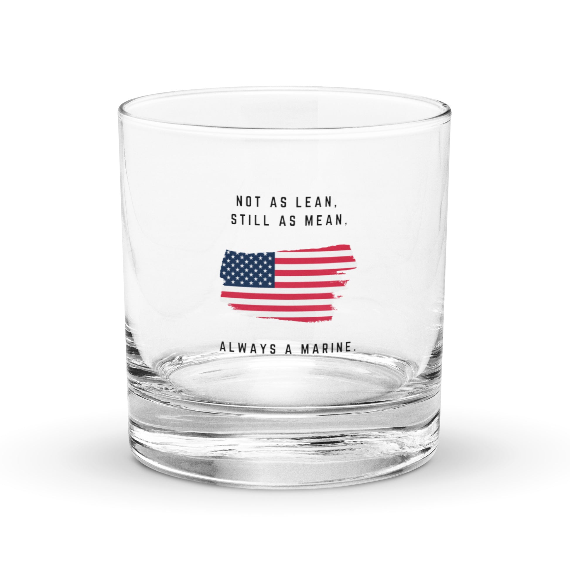 Always a Marine whiskey glass