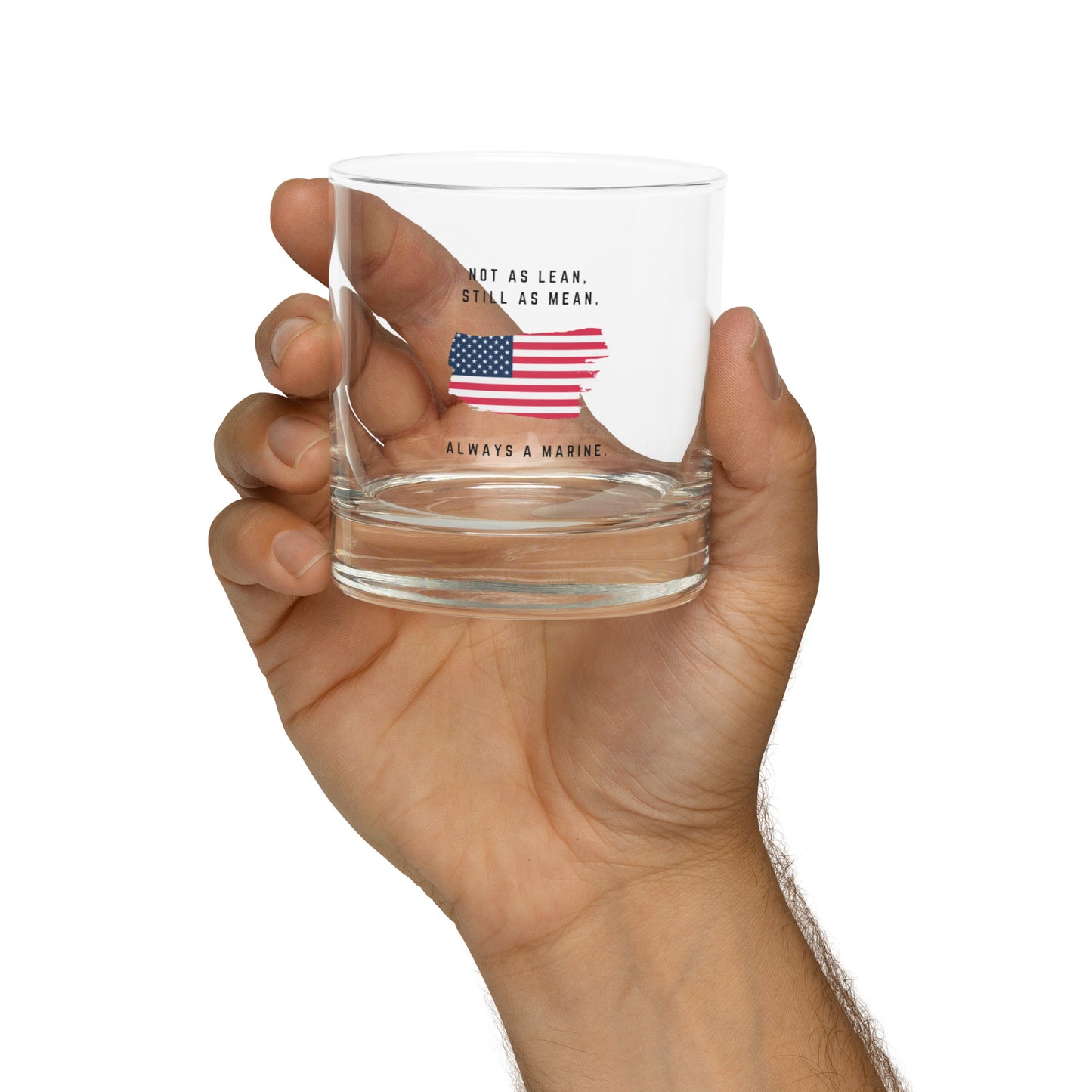 Always a Marine whiskey glass