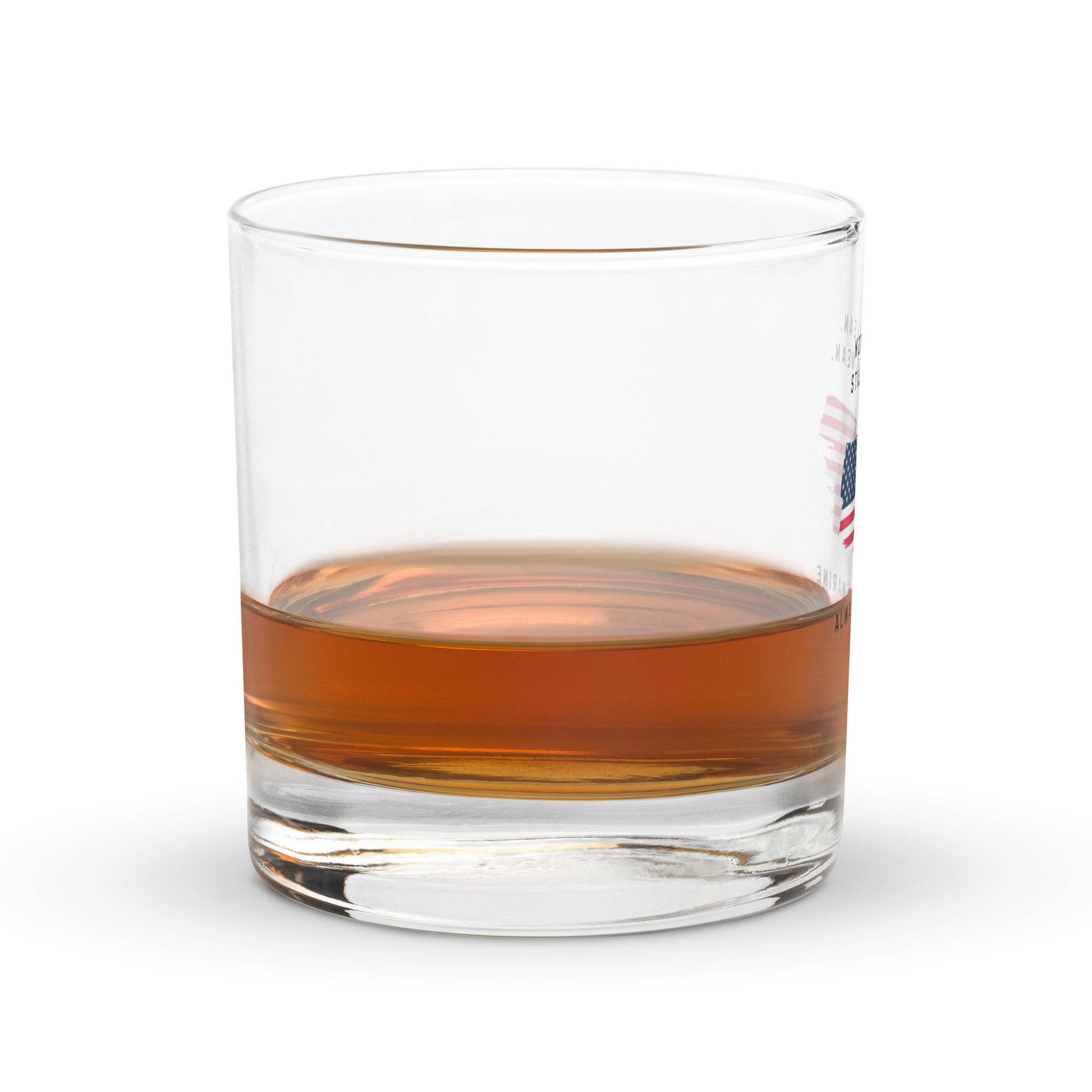 Always a Marine whiskey glass